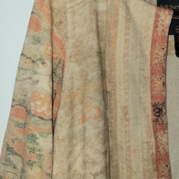 Soft Surroundings Label Noir Orange Long Cardigan - Picture 3 of 12